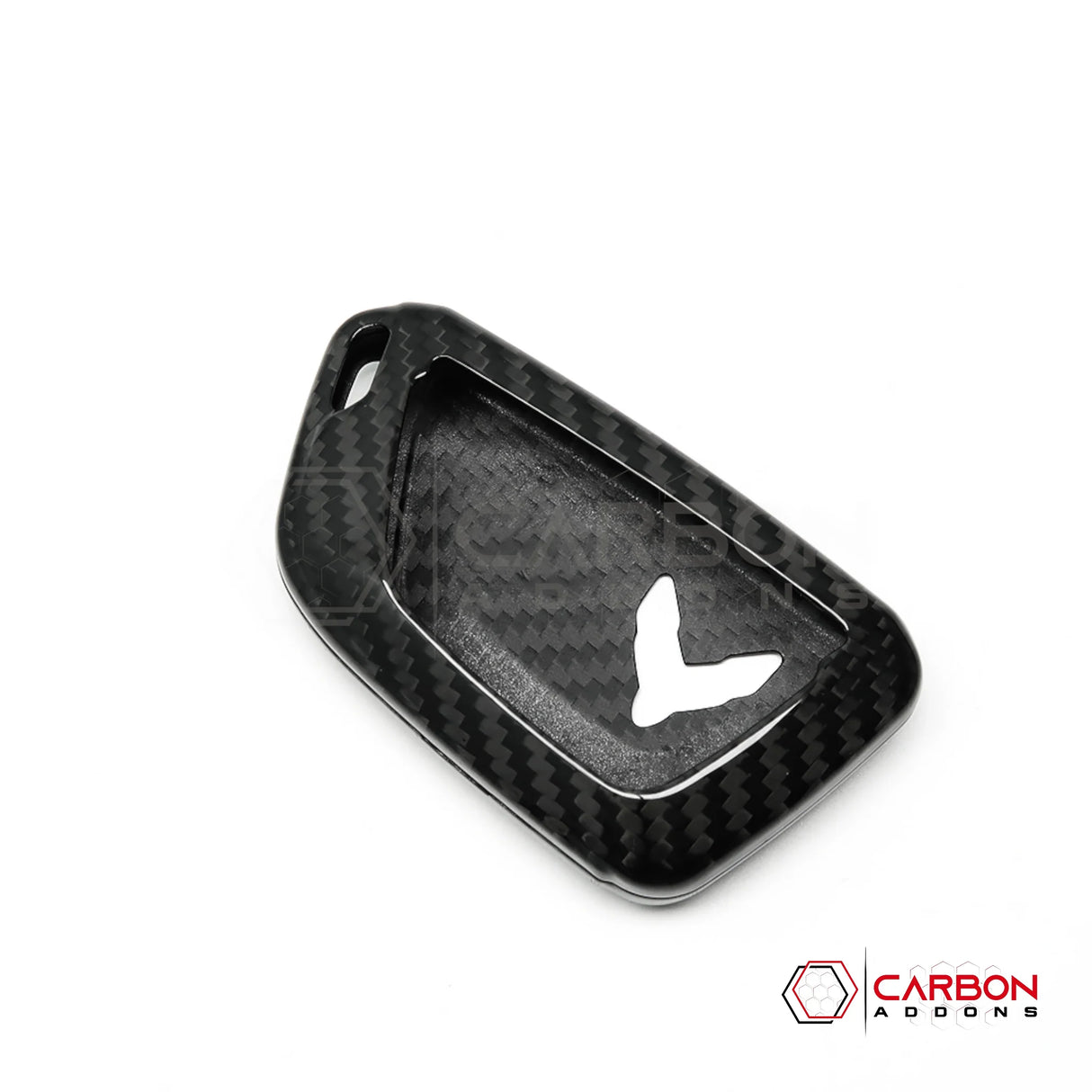 C8 CORVETTE CARBON FIBER KEY COVER - BLACK, RED, BLUE OR FORGE CARBON