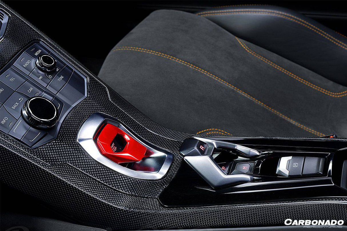 2015-2019 Lamborghini Huracan LP610 LP580 EVO OEM Style Autoclave Carbon Fiber Center Console Tunnel