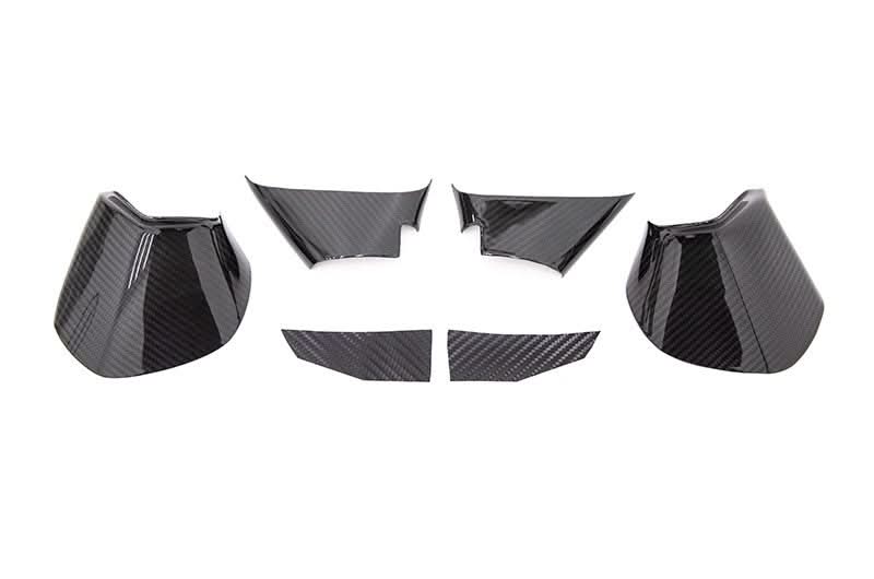 OLM LE Dry Carbon Fiber Lower Mirror Mount Cover - 2015-2021 Subaru WRX / STI / 2015-2017 Crosstrek