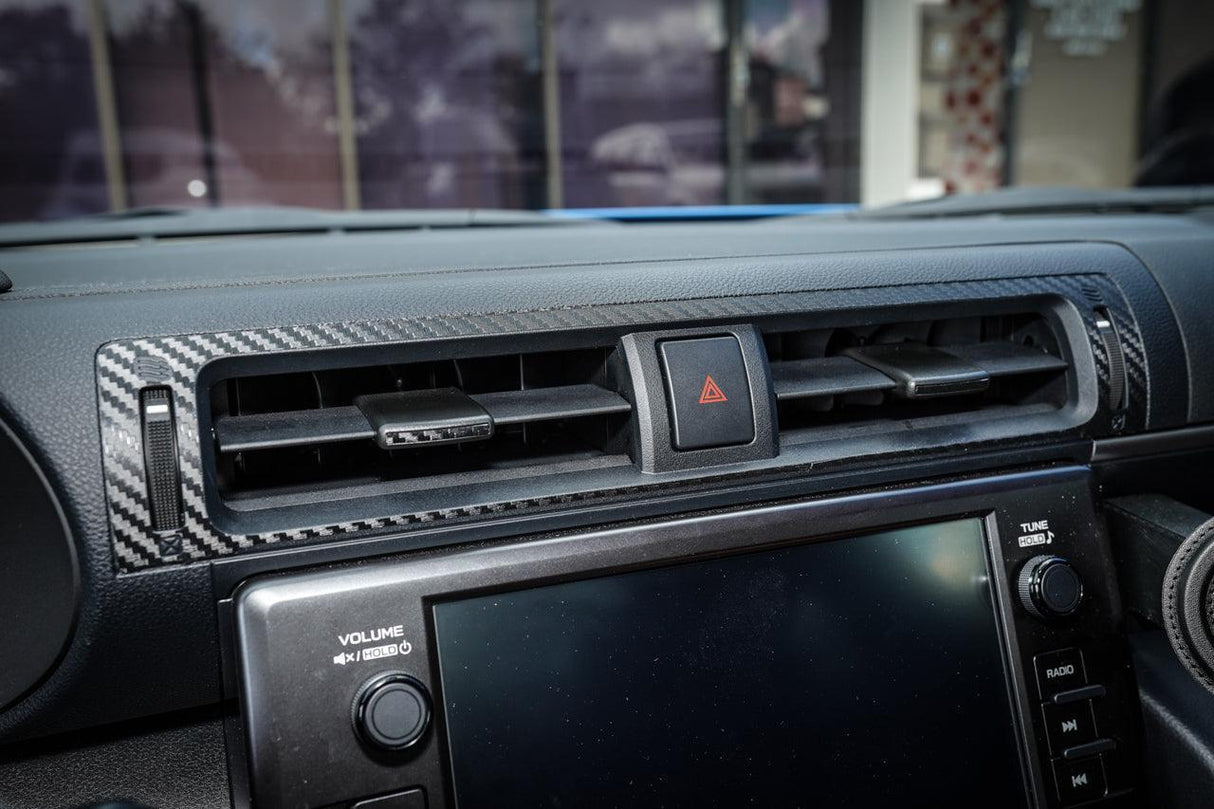 Center AC Vent Trim 3D Carbon Overlays - 2022+ BRZ / GR86
