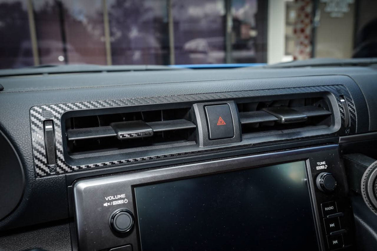 Center AC Vent Trim 3D Carbon Overlays - 2022+ BRZ / GR86