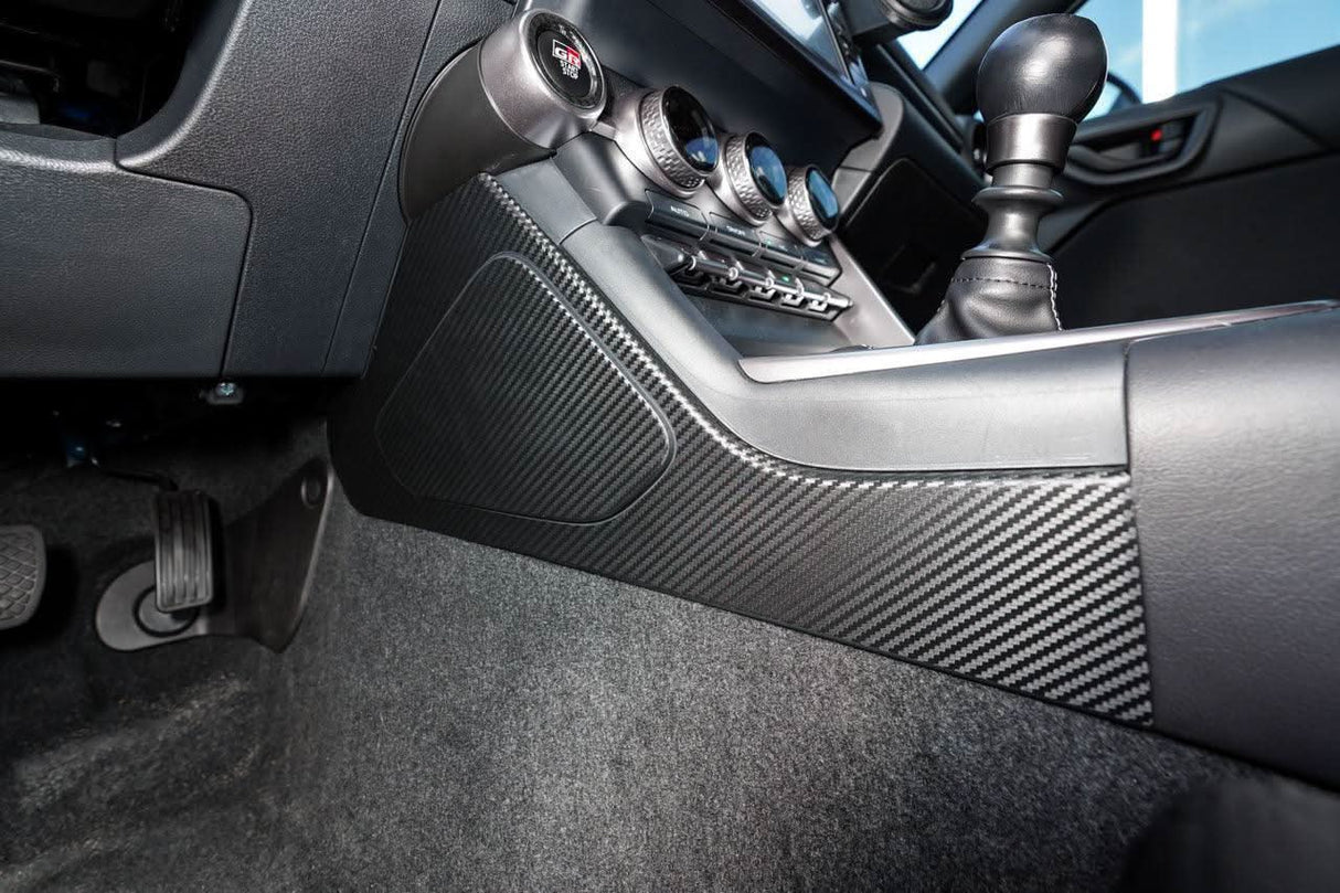 Center Console Side Trim Protector 3D Carbon Overlays - 2022 BRZ / GR86