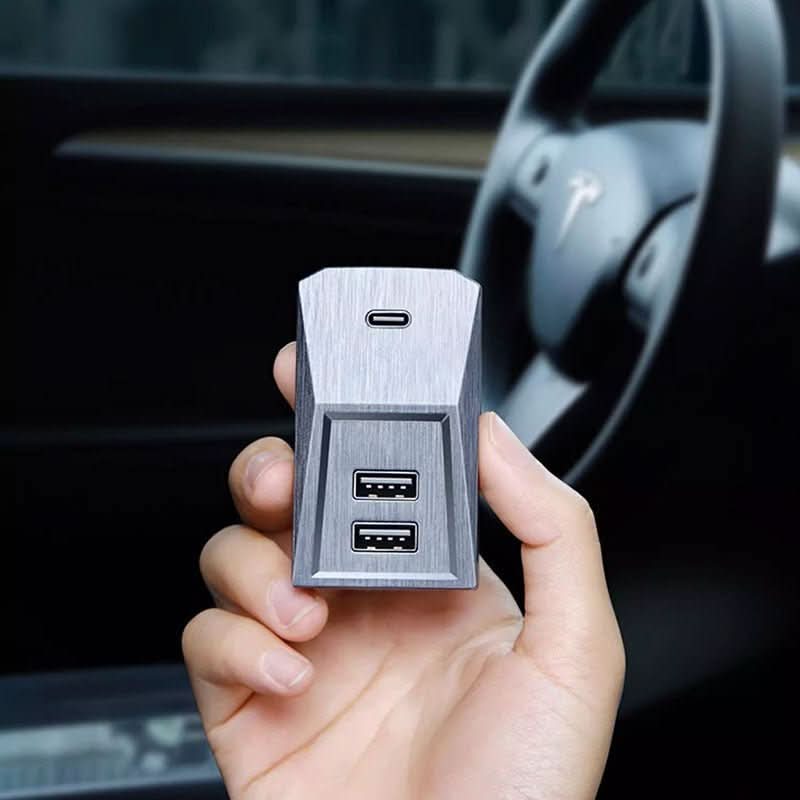 4-Port USB Hub for Model 3 Highland / Model Y Juniper| Center Console