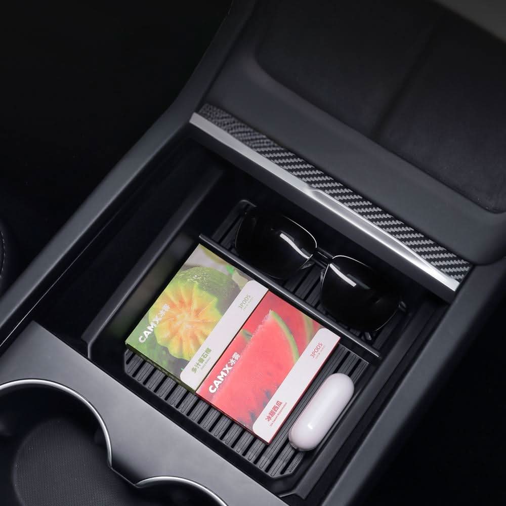 Center Console Storage Box for Model 3 Highland & Model Y Juniper | 3 Locations