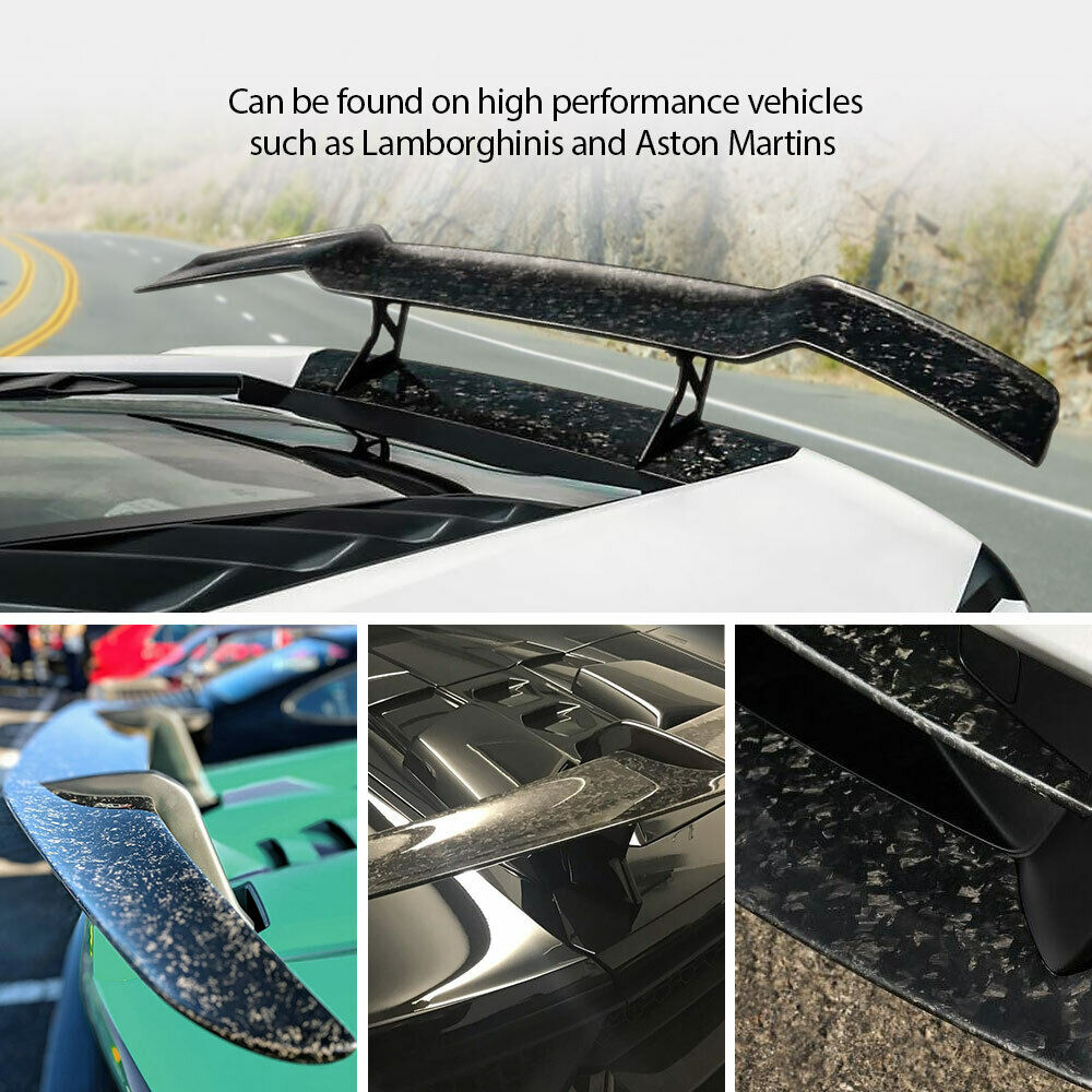 77.5" Side Skirt Extension Flat Bottom Line Lip - Forged Carbon Fiber