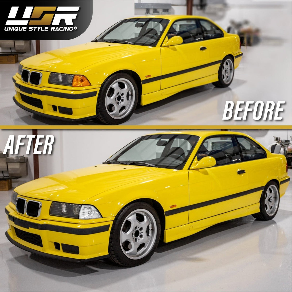 1992-1999 BMW E36 2D/Cabrio Darker Smoke Corner Lights