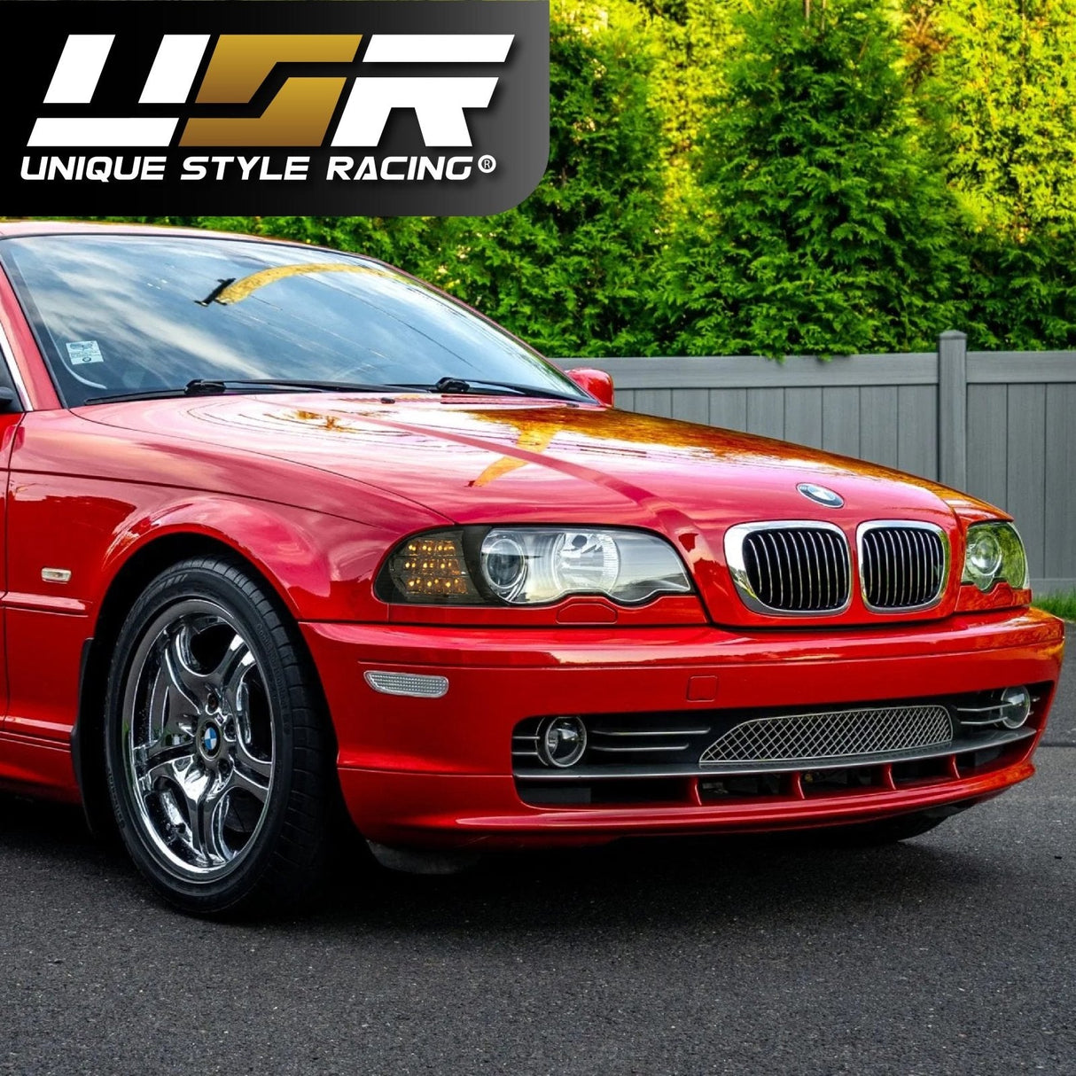 2002-2003 BMW E46 Crystal Smoke Amber LED Corner Lights