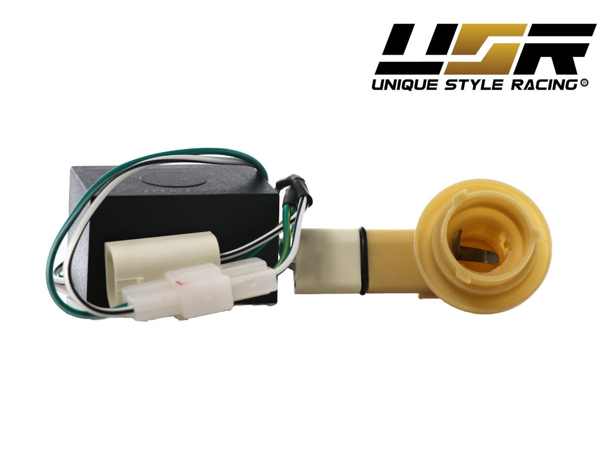 2002-2005 BMW E46 Black Smoke Corner Lights with Amber LED