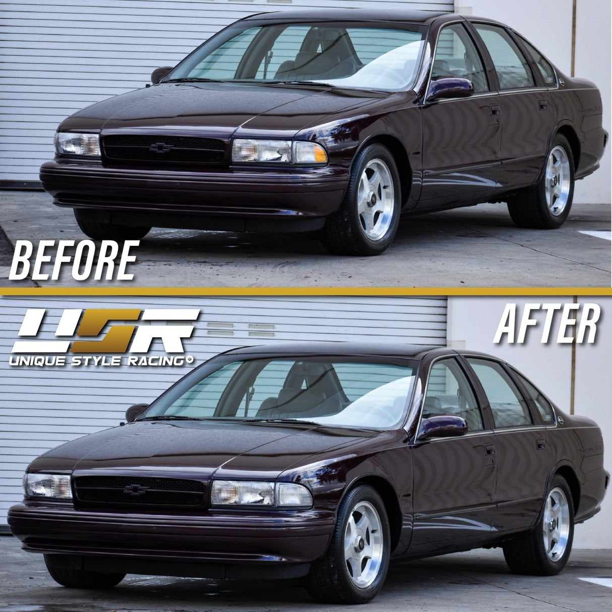 1991-1996 Chevrolet Impala & Caprice Clear Corner Lights