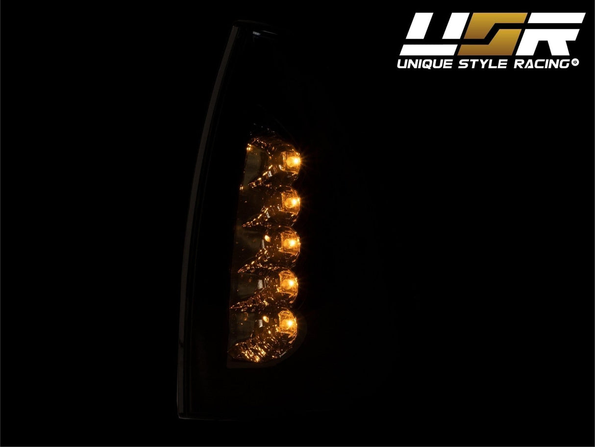 2006-2010 Dodge Charger Black Smoke Corner Light - White Led