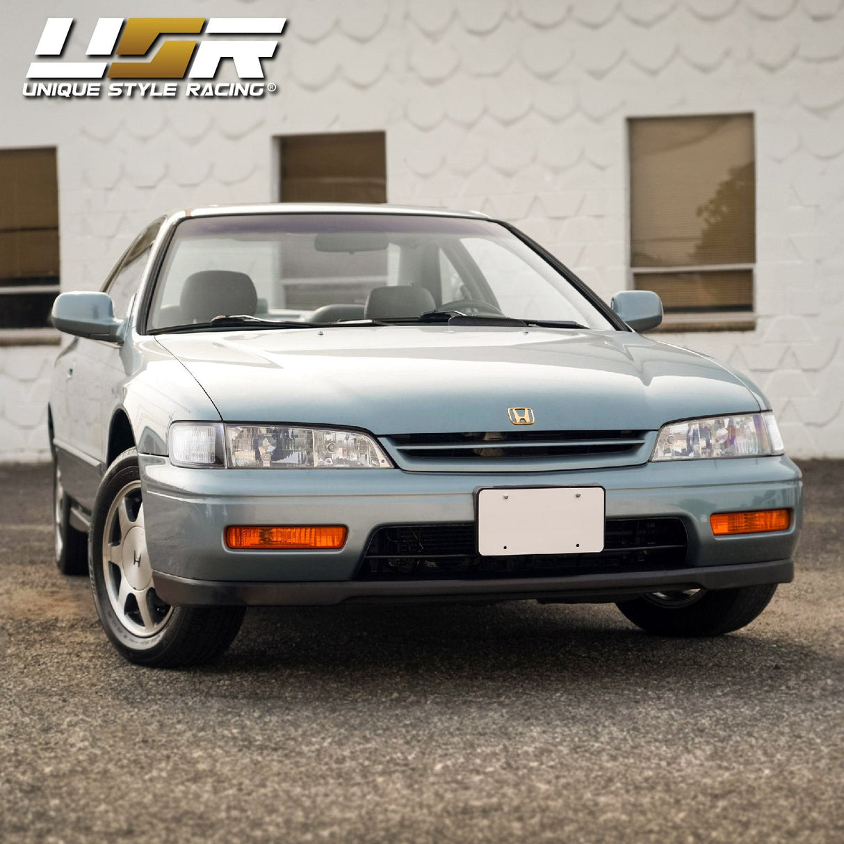 1994-1997 Honda Accord JDM Style Black Clear Corner Lights
