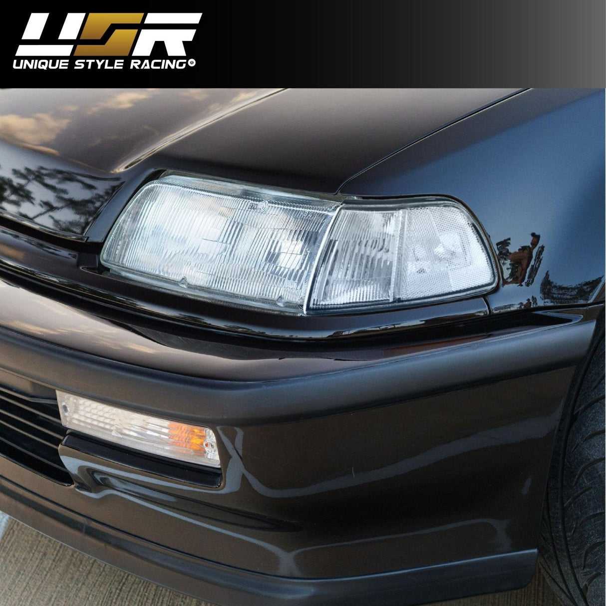 1990-1991 Honda Civic 3D USDM Style Smoke Corner Lights
