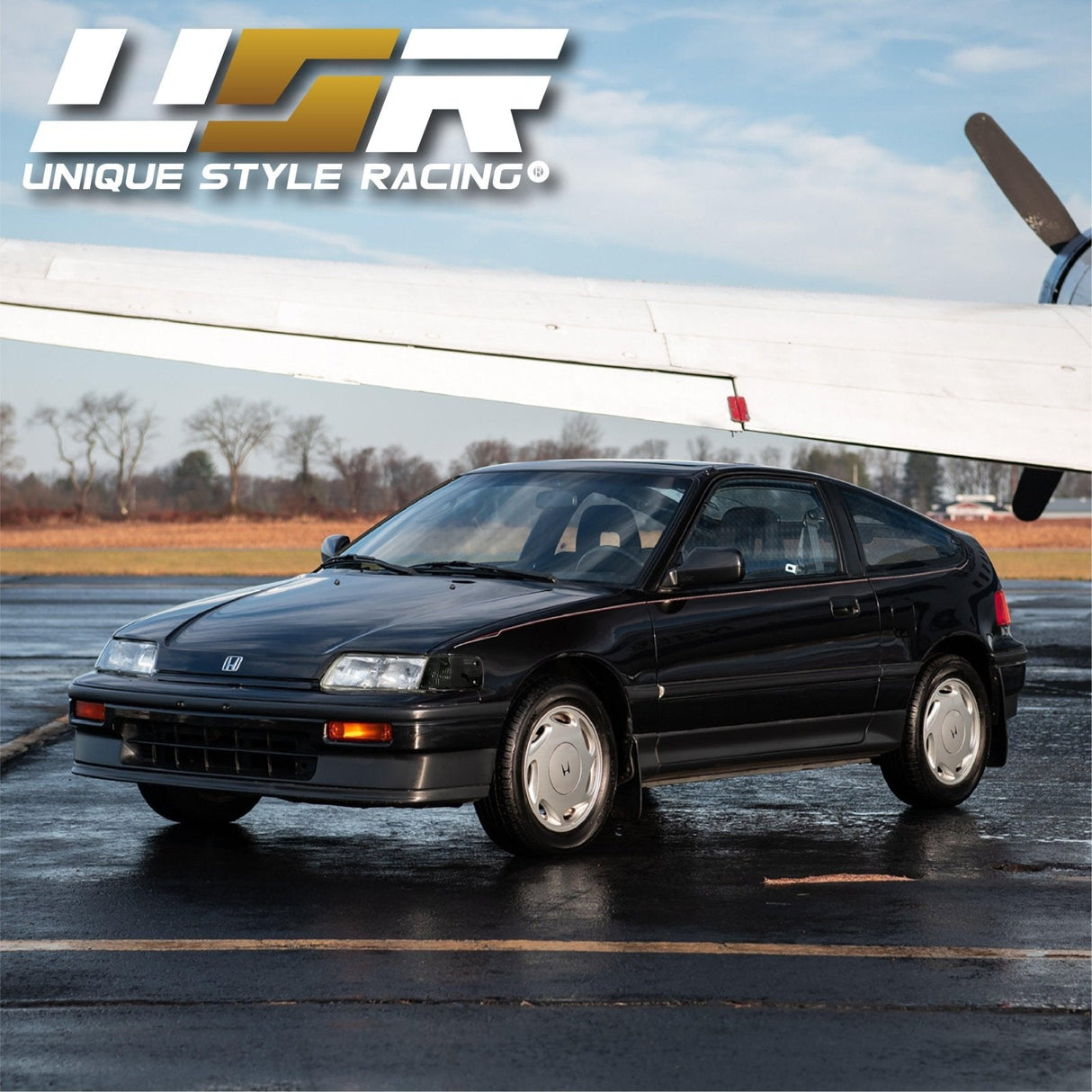 1988-1989 Honda CRX USDM Amber Corner Lights