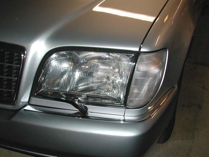 1992-1999 Mercedes W140 S-Class Clear Corner Lights Set