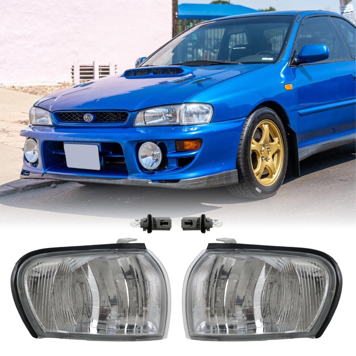 1995-2001 Subaru Impreza Crystal Clear Corner Lights