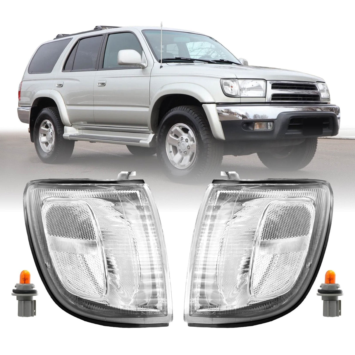 1999-2002 Toyota 4runner Clear Corner Lights