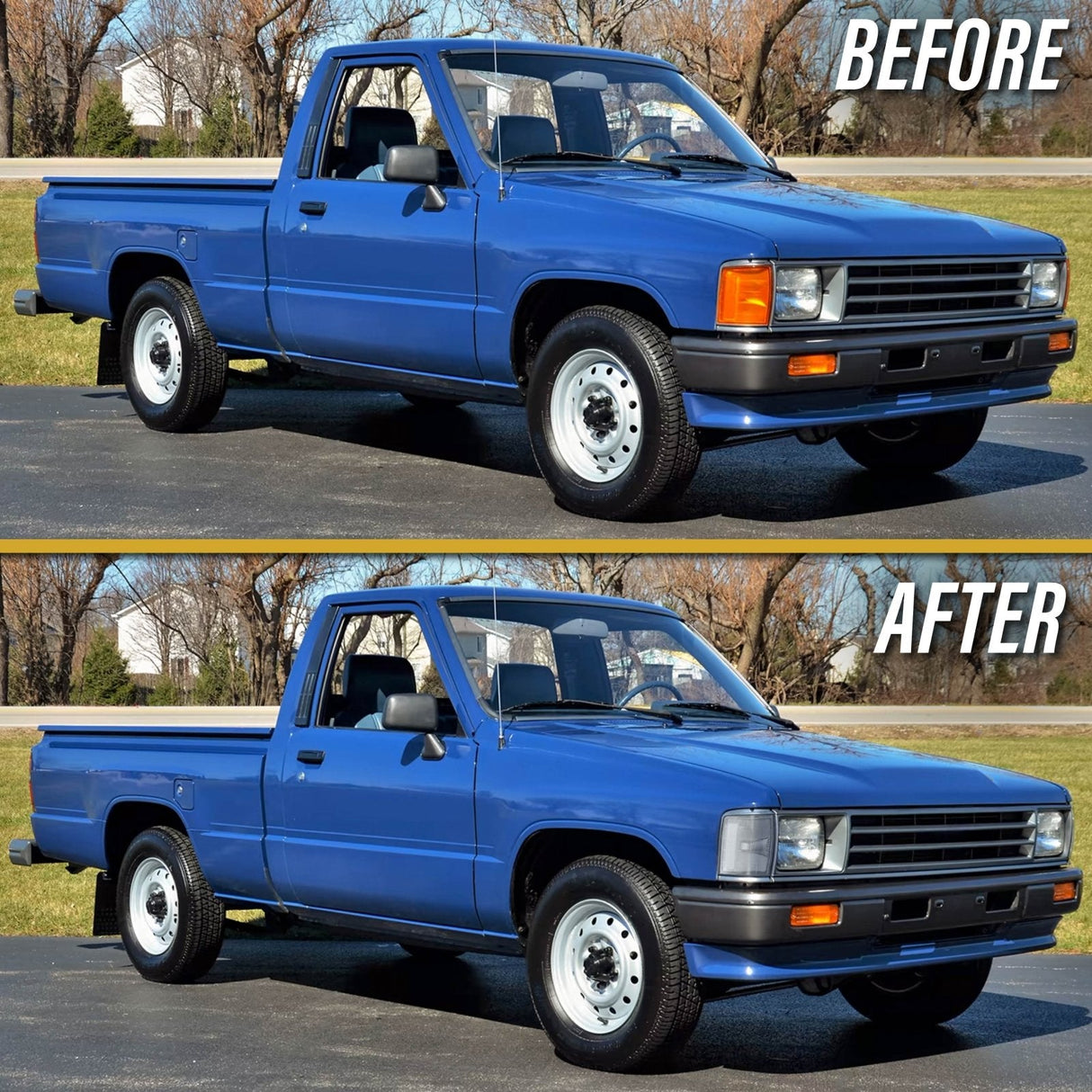 1987-1988 Toyota Pickup 2WD Clear Corner Lights