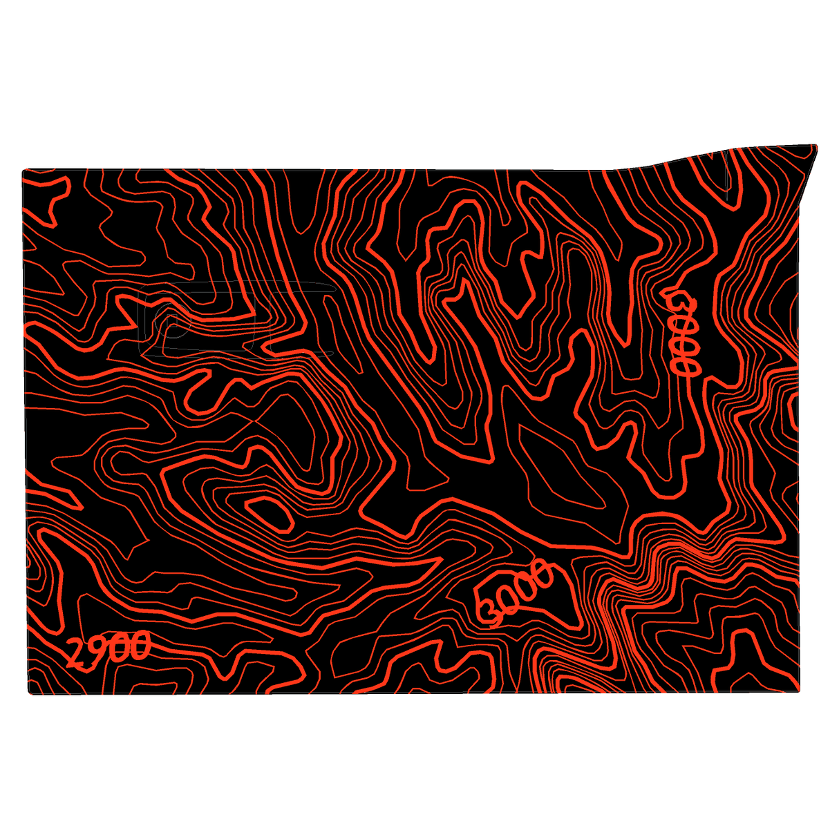 Topo Glovebox Overlay Kit (Printed Series) - 2021+ Bronco
