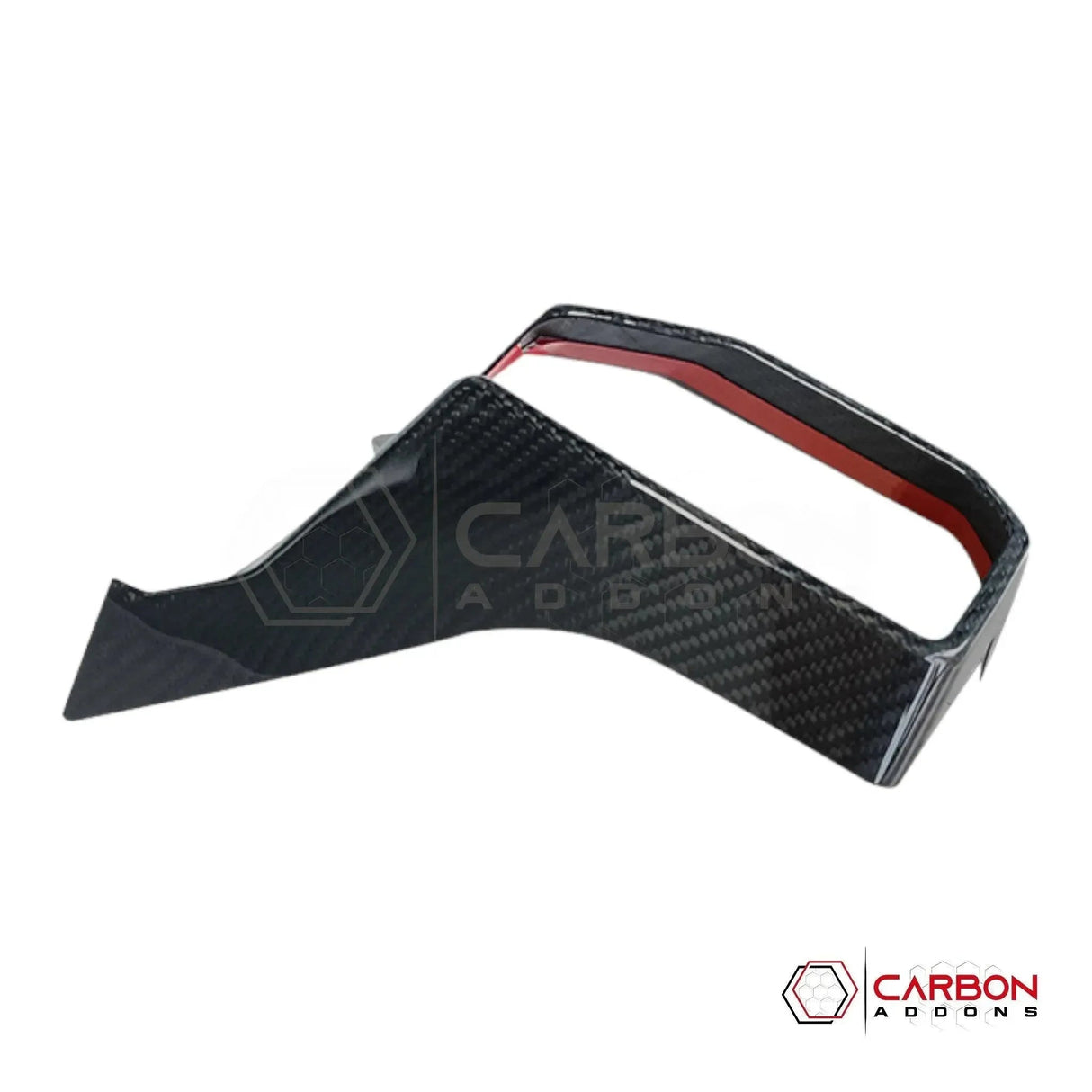 Real Carbon Fiber Driver Side Dashboard Trim Cover for 2024+ Ford Mustang