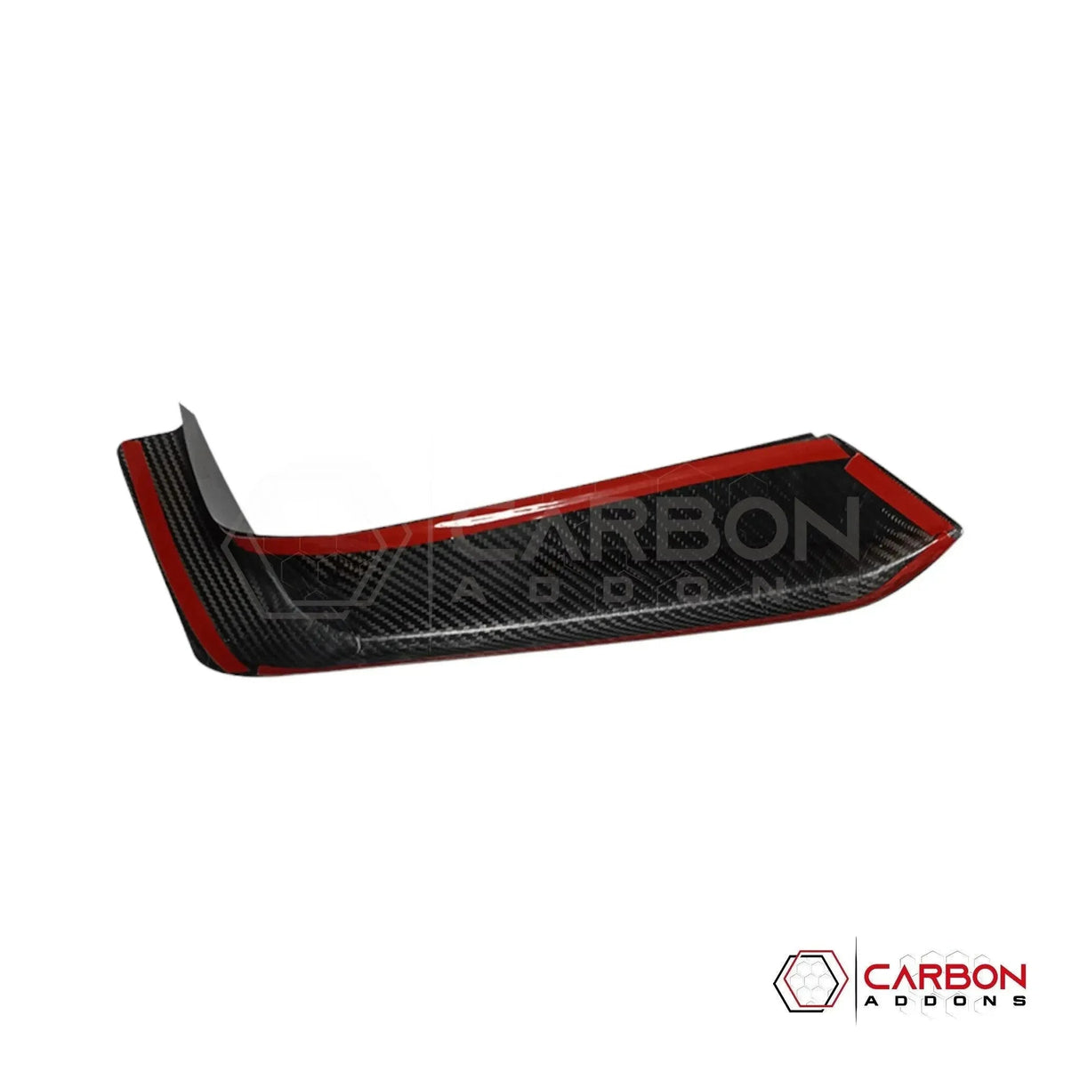 Real Carbon Fiber Front Bumper Grille Trim Covers for 2024+ Ford Mustang EcoBoost