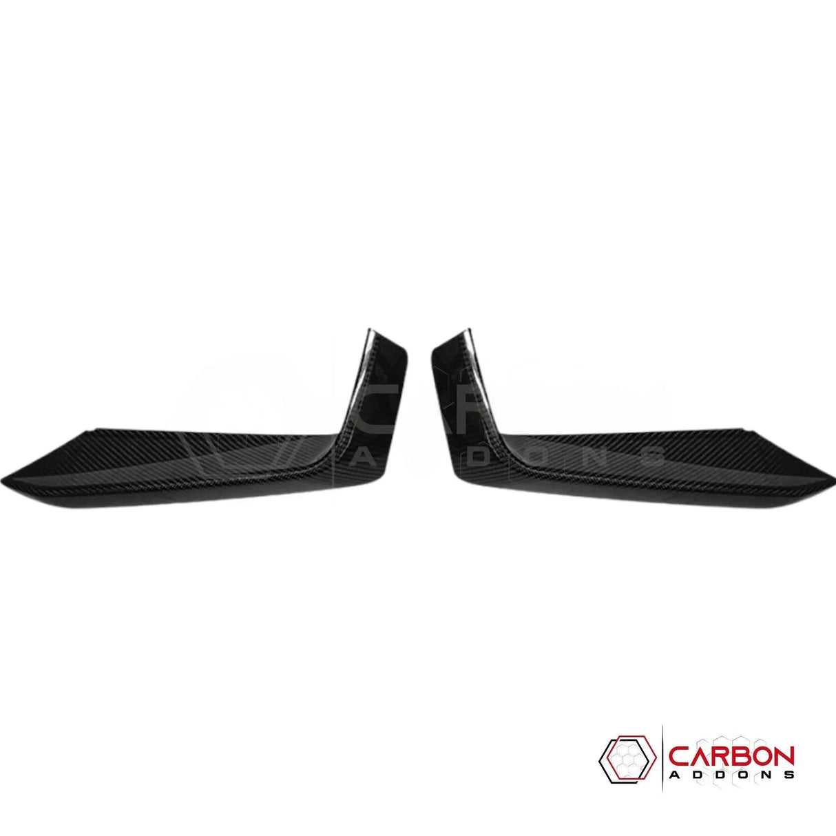 2024+ S650 Mustang EcoBoost Real Carbon Fiber Bumper Grill Trim Covers