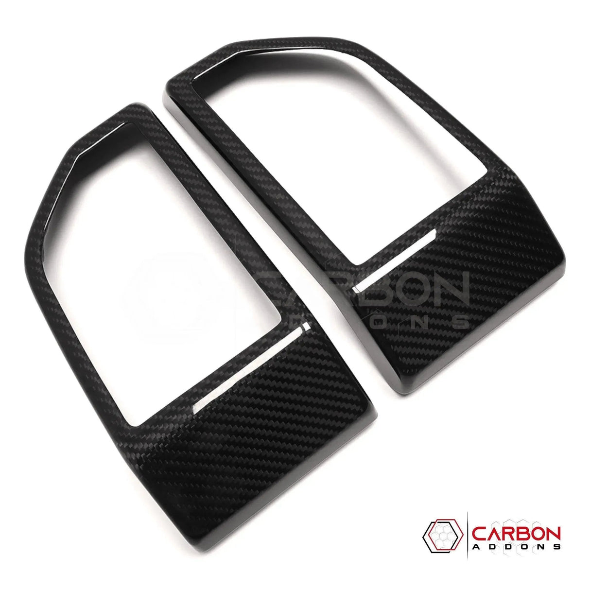 F150 2015-2020 Dashboard Side AC Vents Trim Hard Carbon Fiber Cover