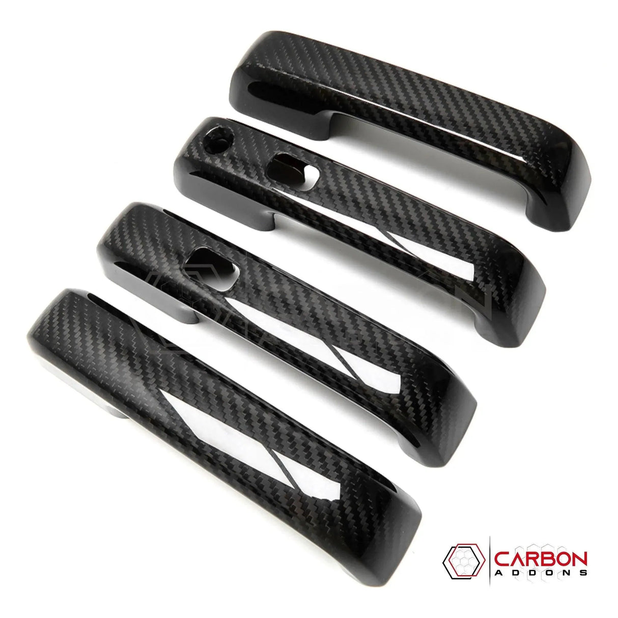 F150 2015-2020 Exterior Door Handle Hard Carbon Fiber Cover