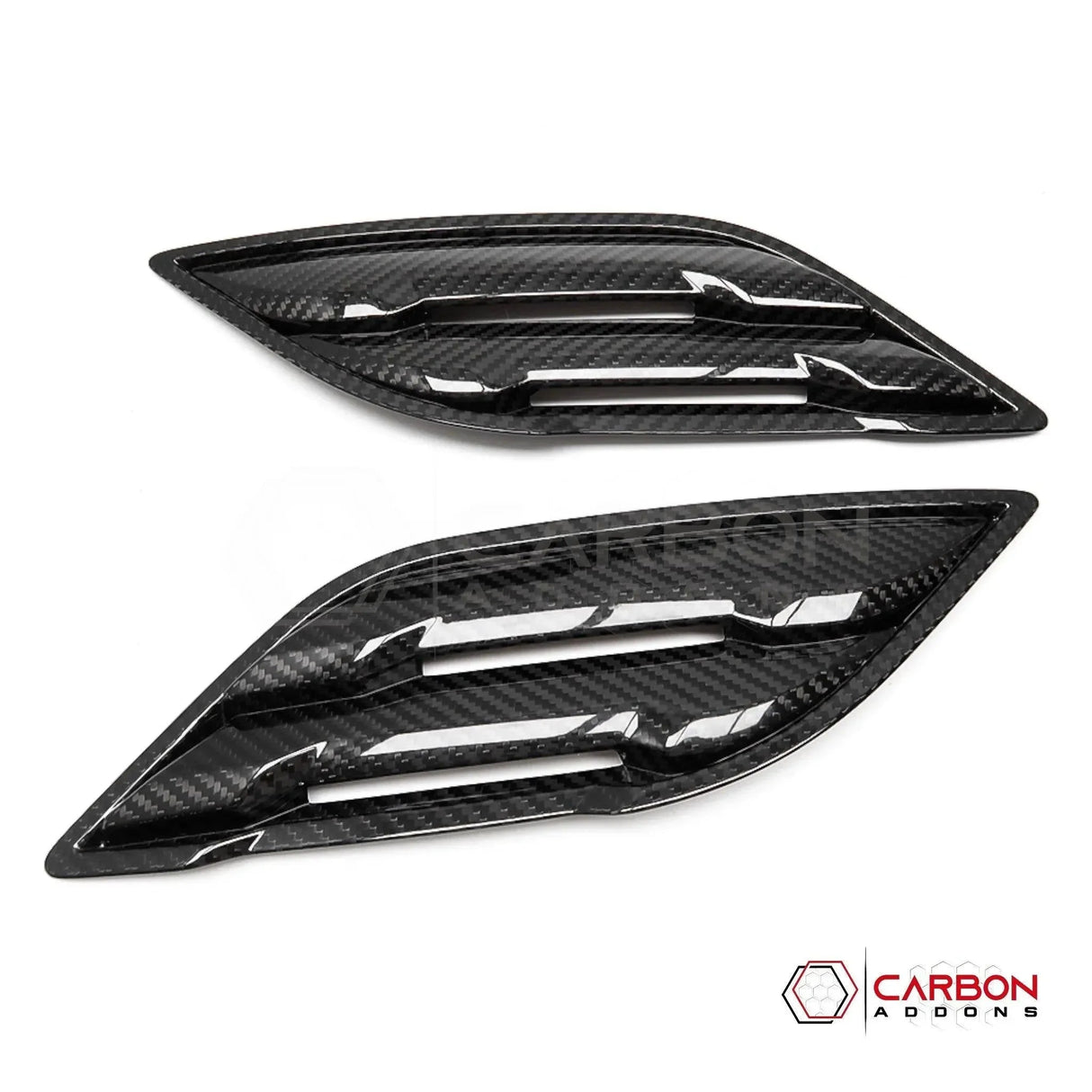 Real Carbon Fiber Fender Vents Cover For F150 2015-2020