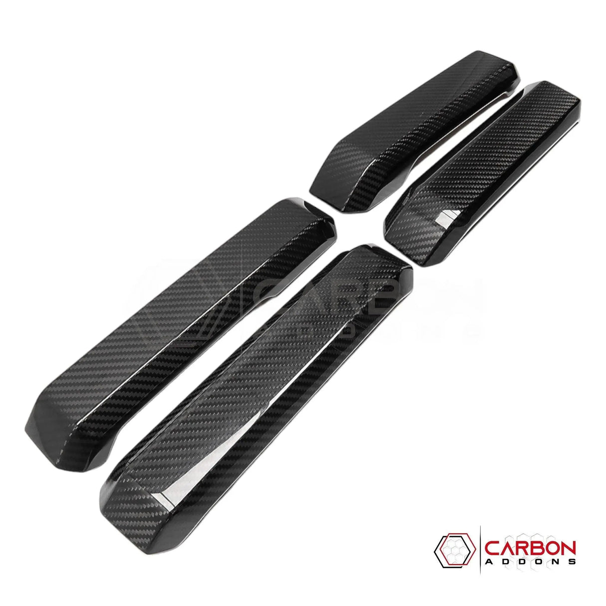 F150 2015-2020 Interior Door Handle Hard Carbon Fiber Cover