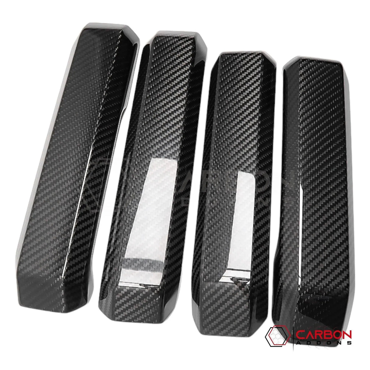 F150 2015-2020 Interior Door Handle Hard Carbon Fiber Cover