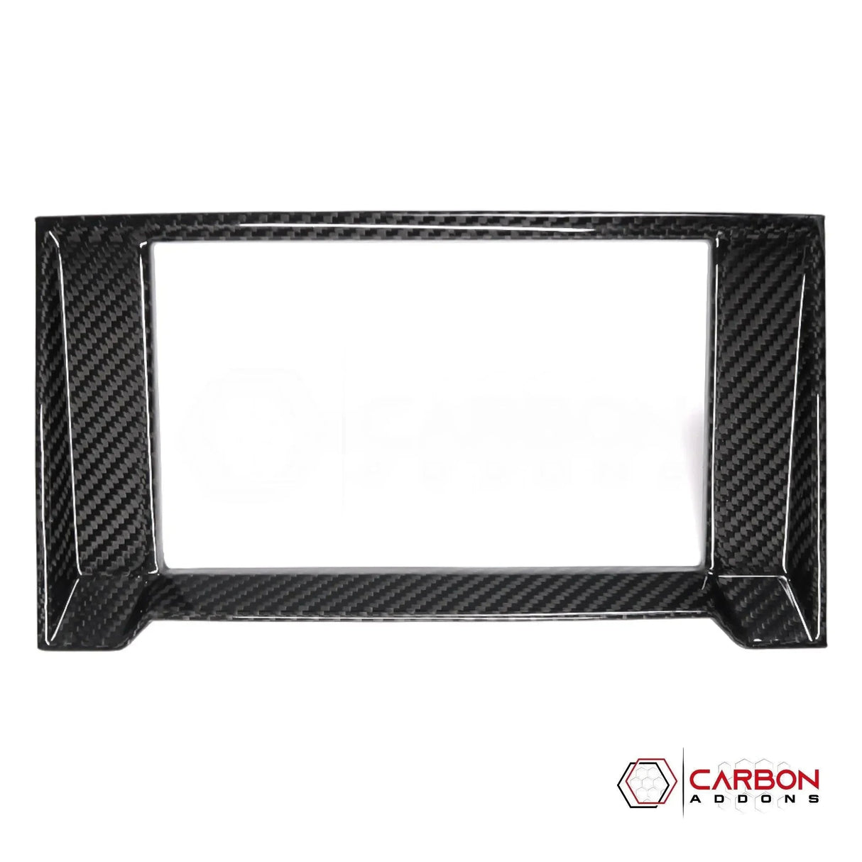 Real Carbon Fiber Infotainment Bezel Trim Cover F150 2015-2020