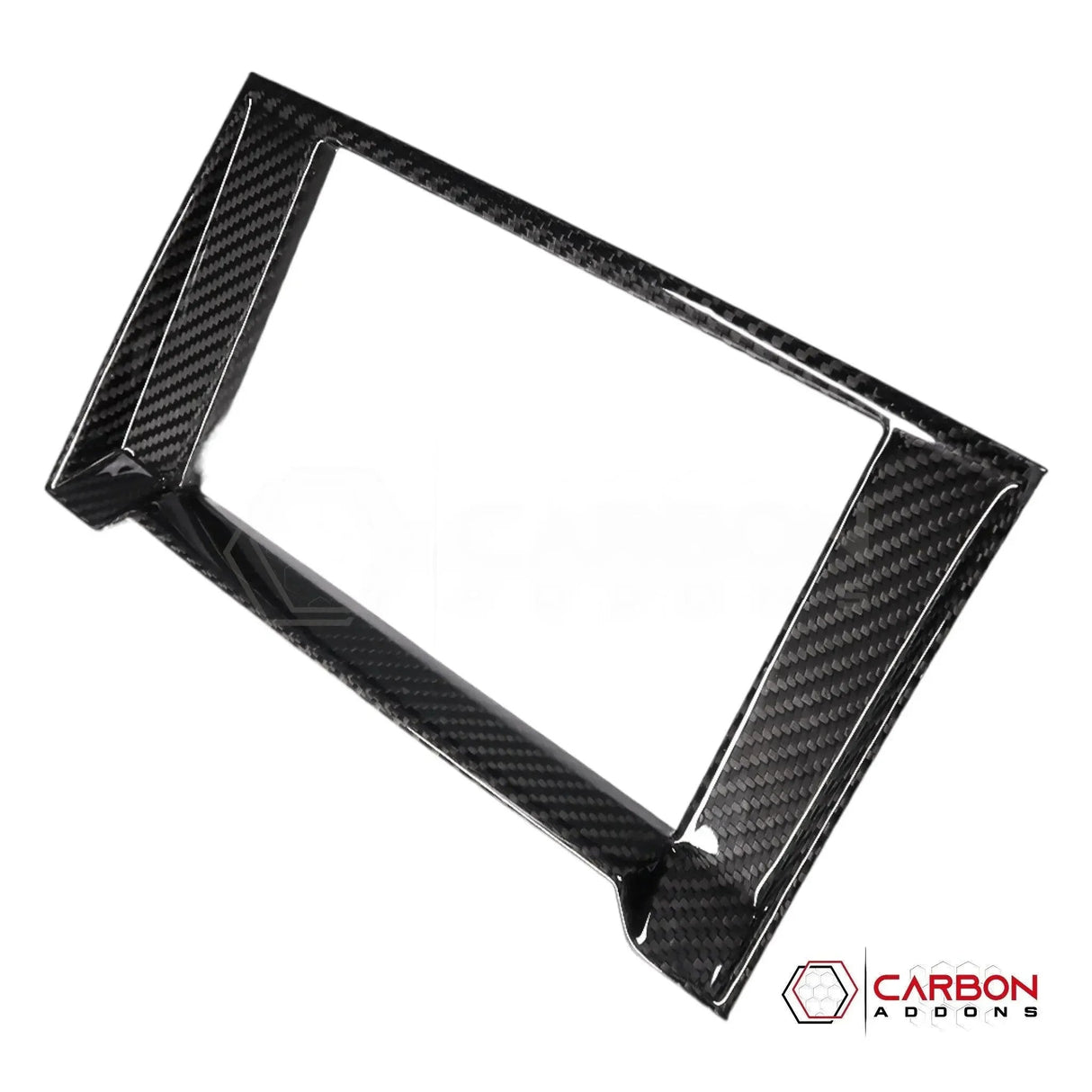 Real Carbon Fiber Infotainment Bezel Trim Cover F150 2015-2020
