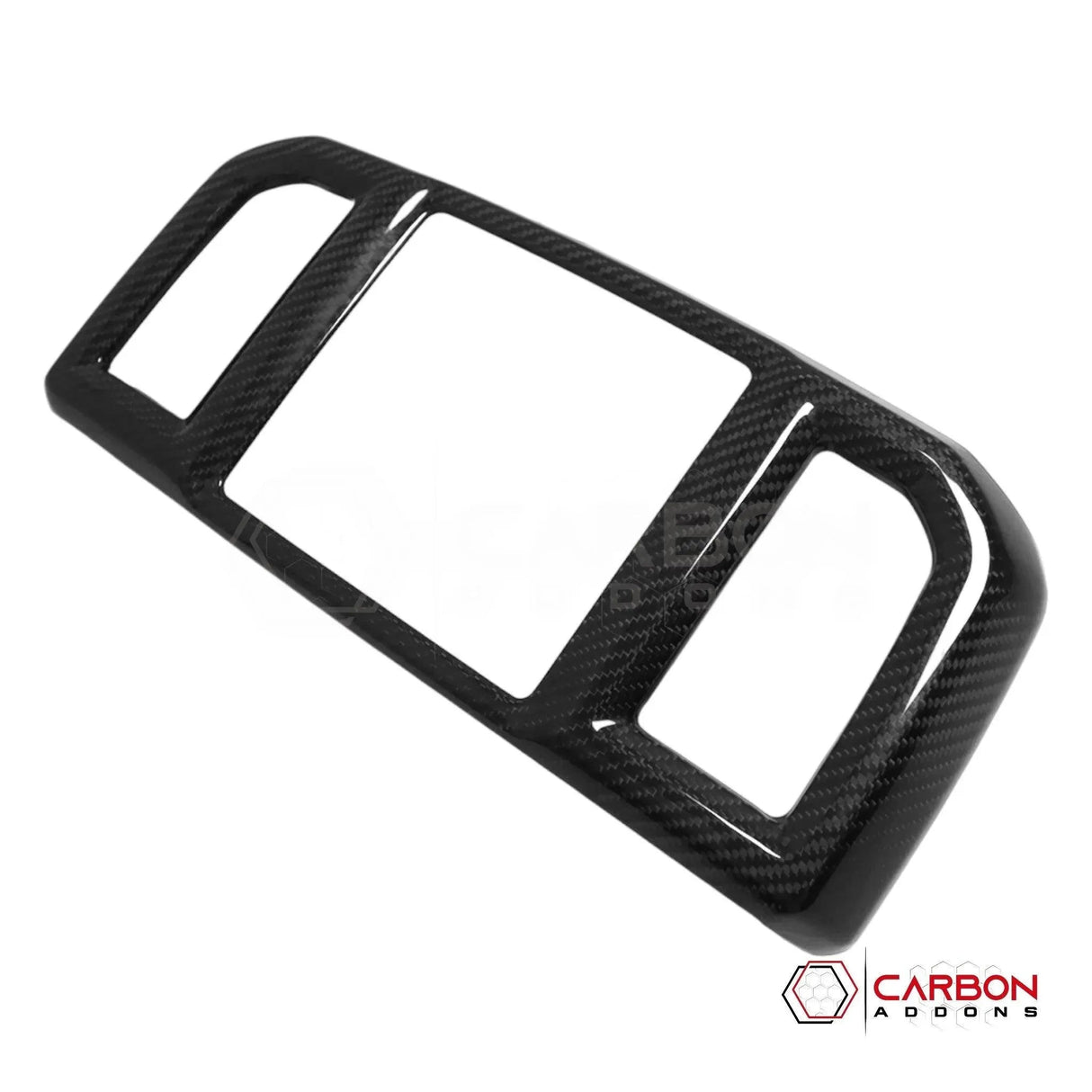 F150 2015-2020 Rear Seat AC Vent Trim Hard Carbon Fiber Cover