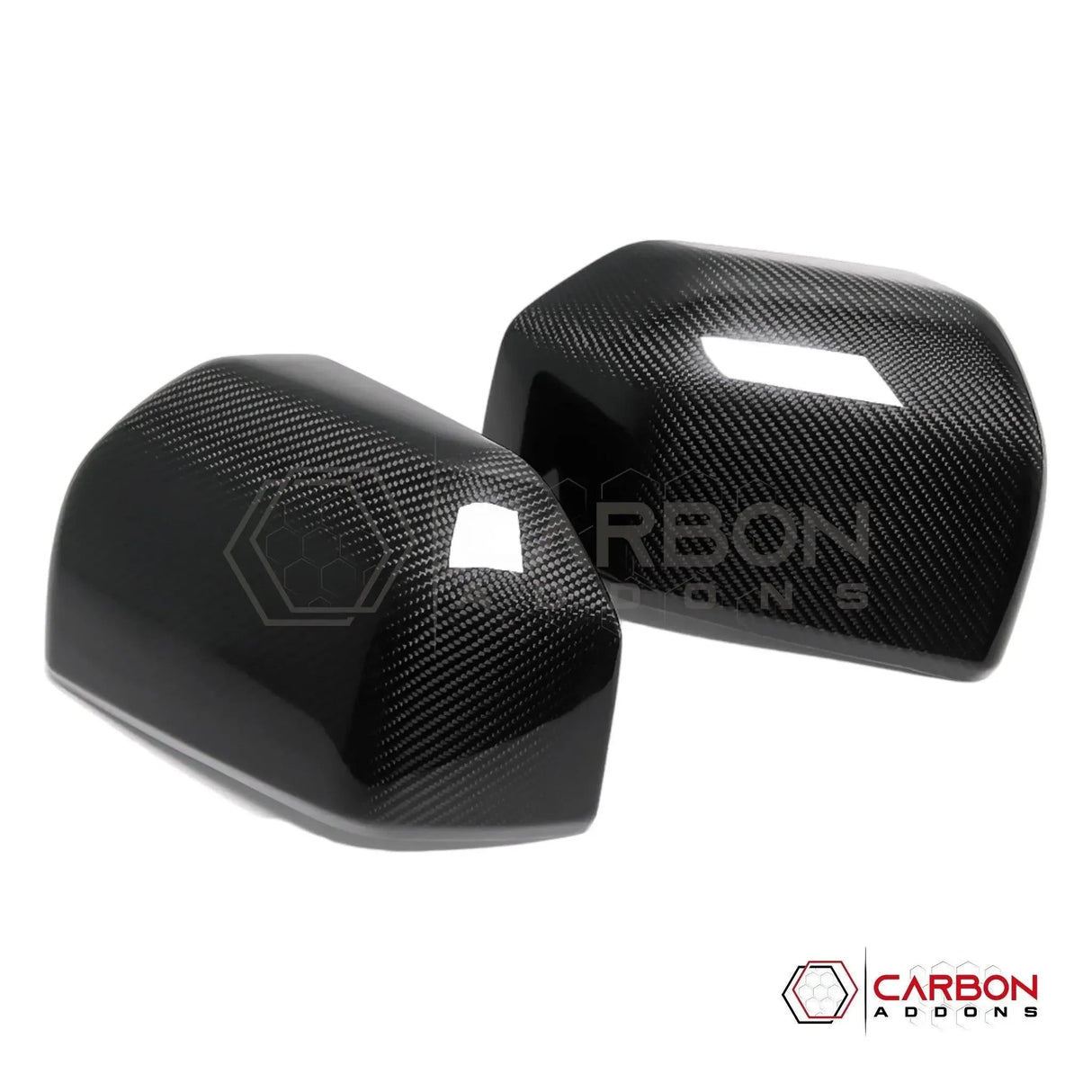 Real Carbon Fiber Rear View Mirror Cover For F150 2015-2020