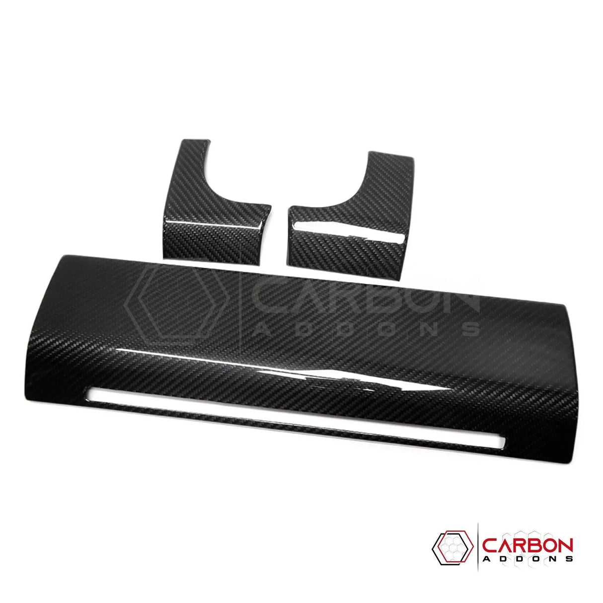F150 2021-Present Dashboard and Glove Box Hard Carbon Fiber Cover