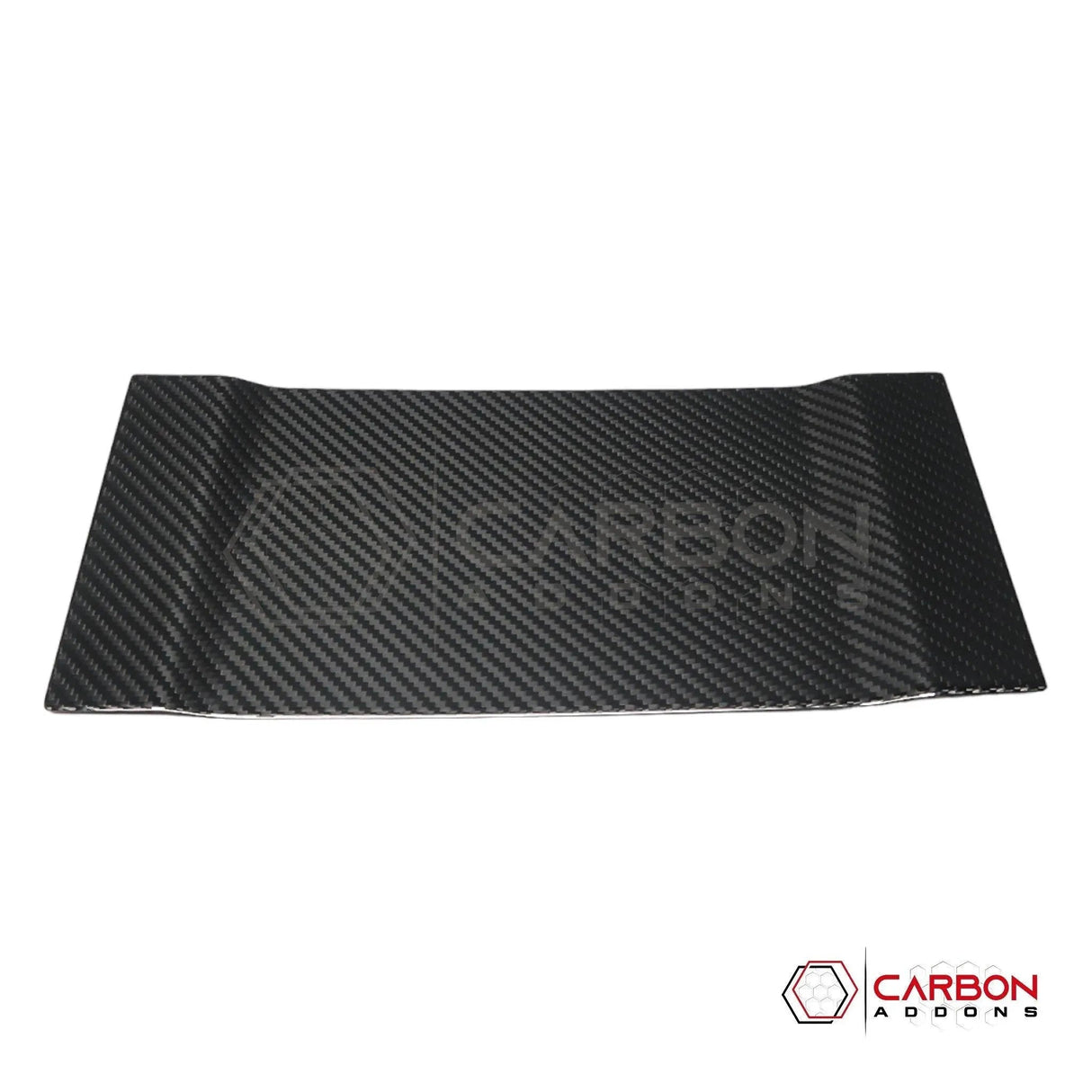 F150 2021-Up Center Console Wireless Charger/Coin Tray Hard Carbon Fiber Cover