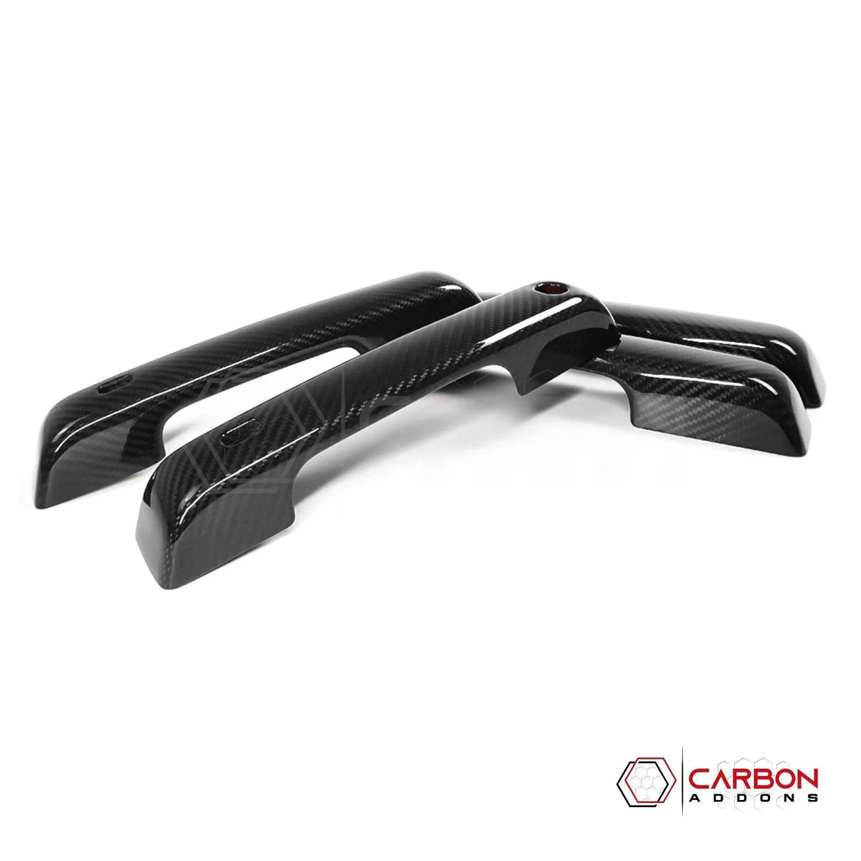 F150 2021-Up Exterior Door Handles Hard Carbon Fiber Covers