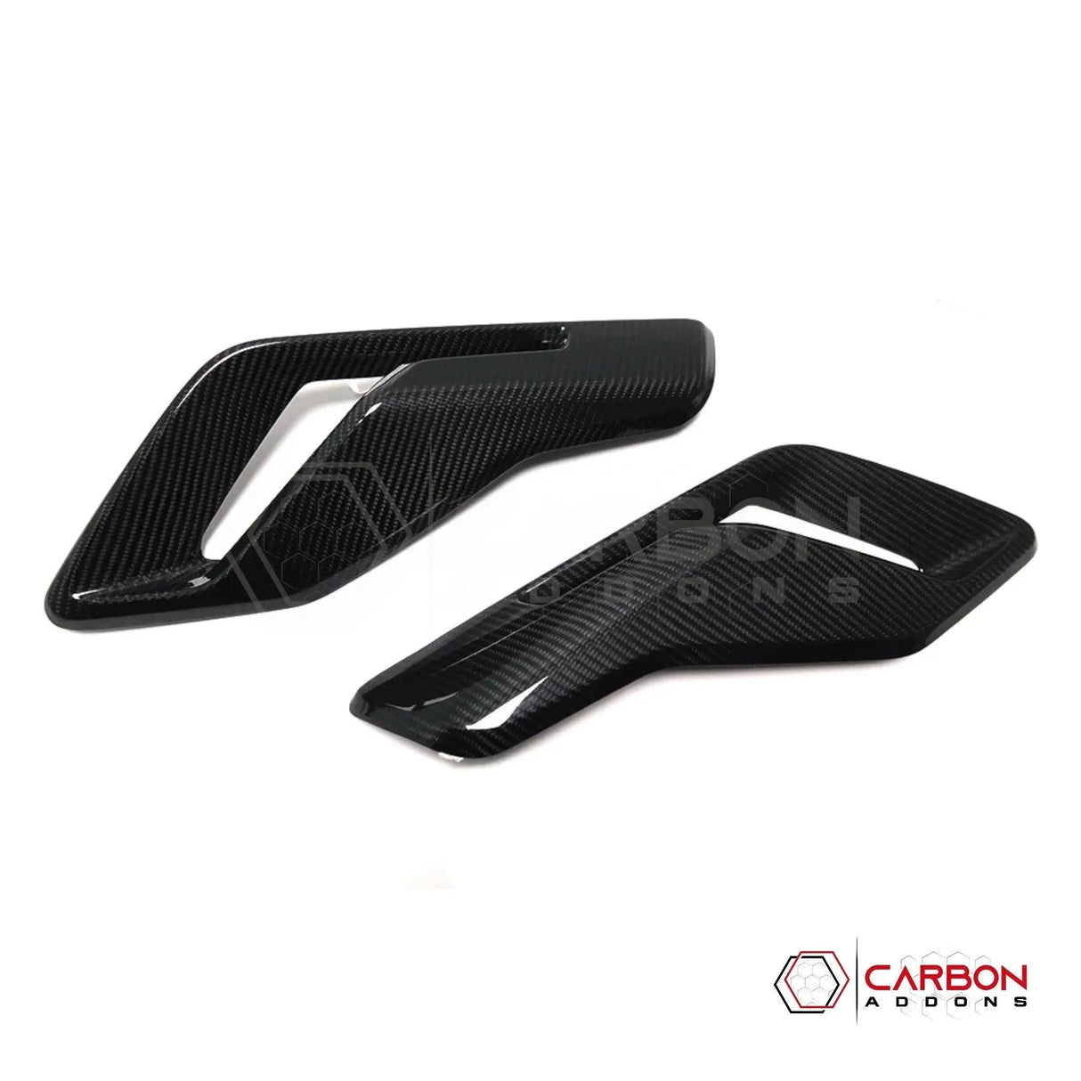 Real Carbon Fiber Fender Vent Covers for 2021+ Ford F-150