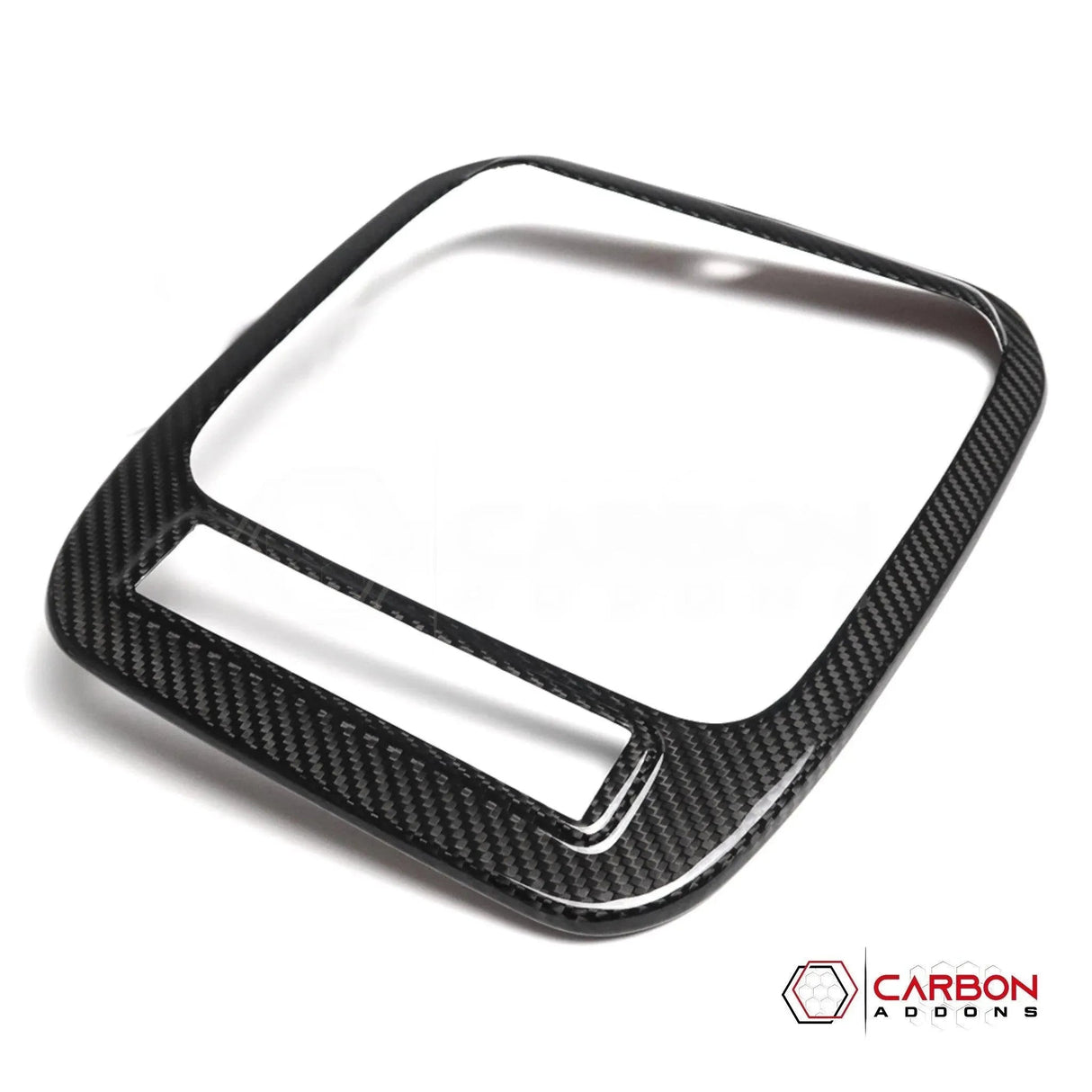 F150 2021-Up Overhead Light Trim Hard Carbon Fiber Cover