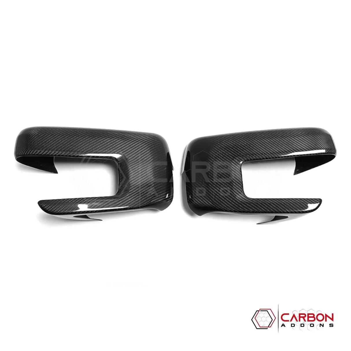 F150 2021-Up Side View Mirrors Hard Carbon Fiber Covers