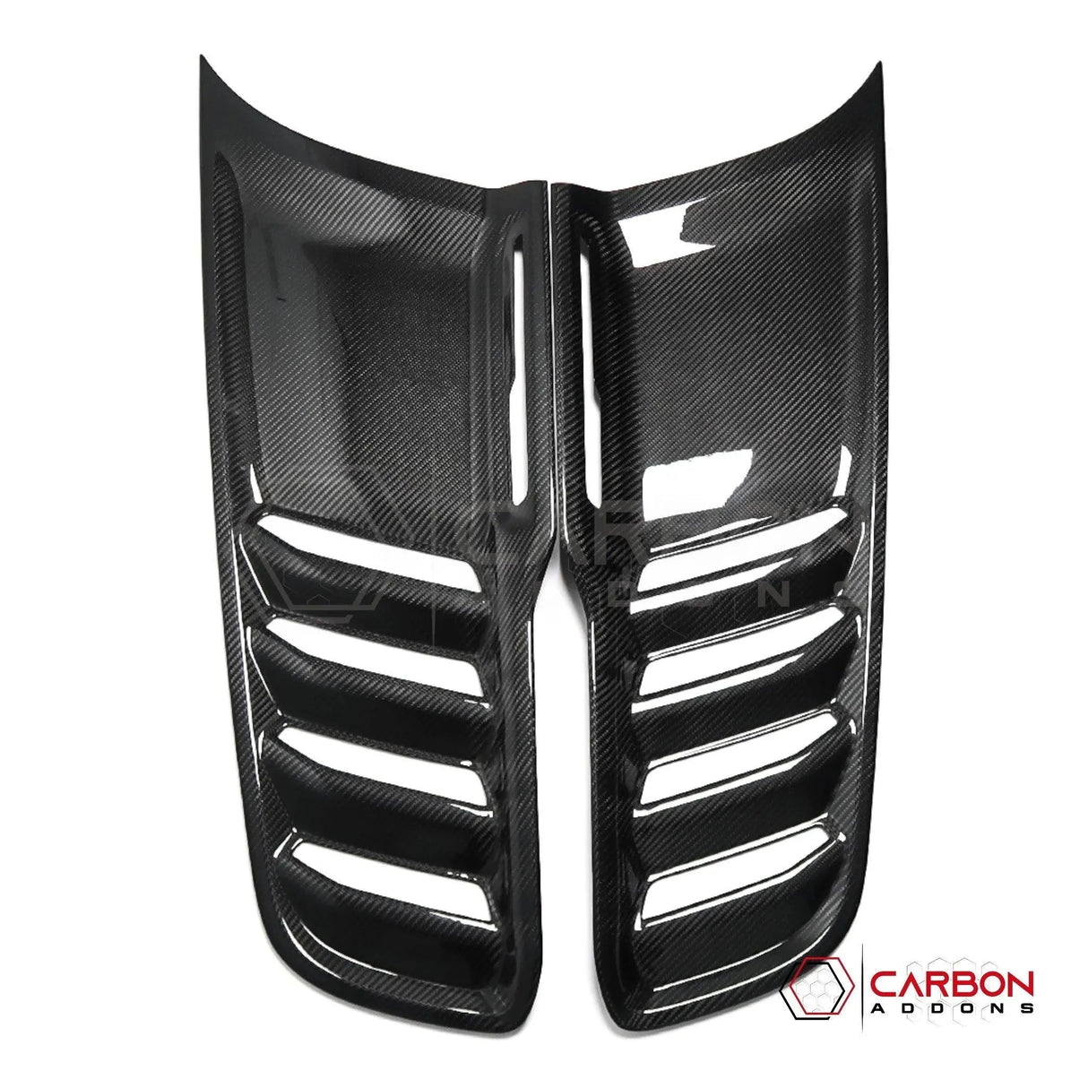 RAM TRX 2021-2024 Hood Side Vents Trim Hard Carbon Fiber Cover