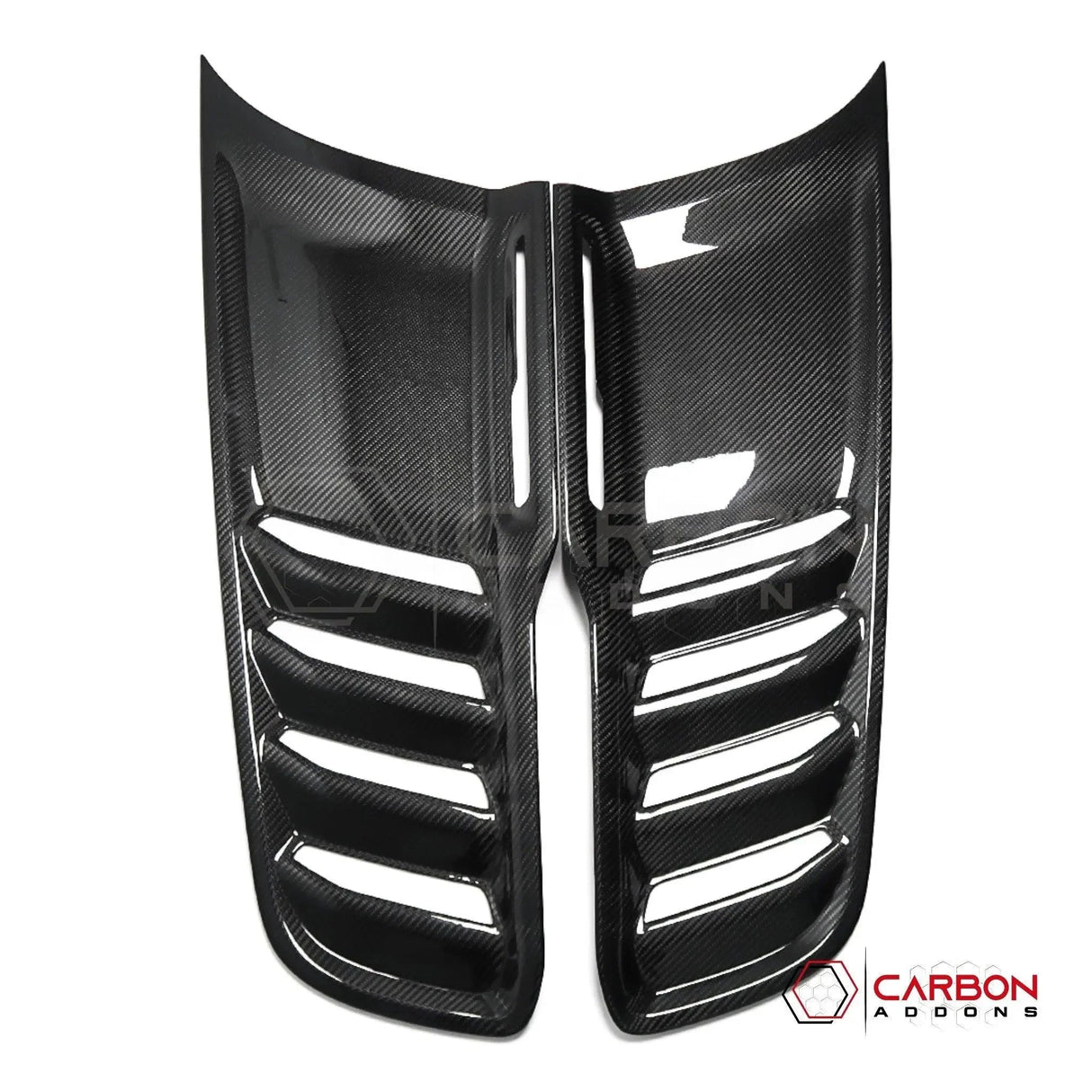 RAM TRX 2021-2024 Hood Side Vents Trim Hard Carbon Fiber Cover