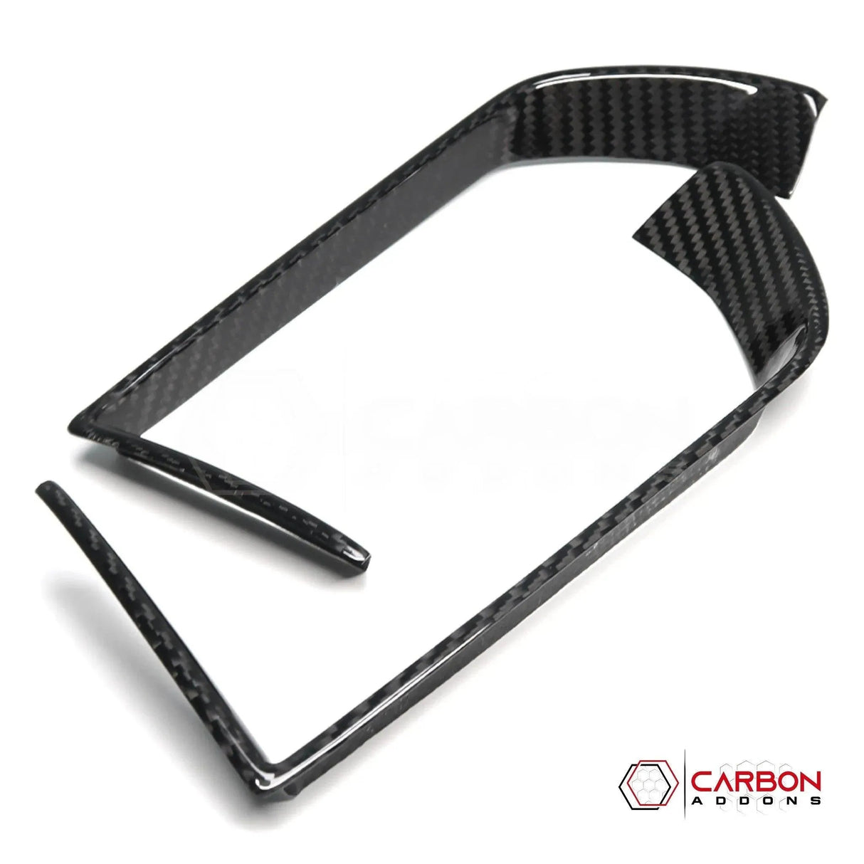 2019+ RAM 1500/TRX/RHO Infotainment Screen AC Vent Trim Hard Carbon Fiber Cover