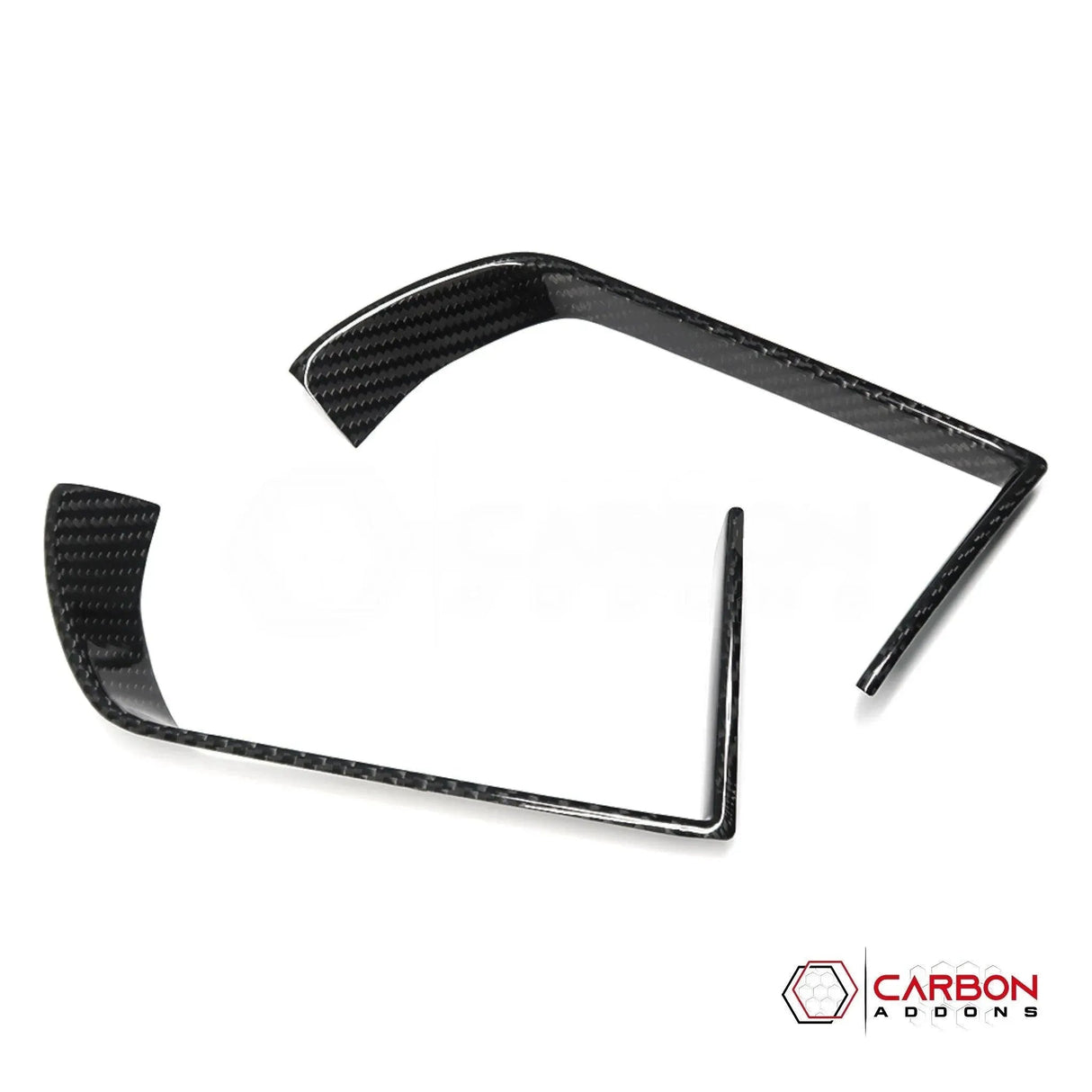 2019+ RAM 1500/TRX/RHO Infotainment Screen AC Vent Trim Hard Carbon Fiber Cover