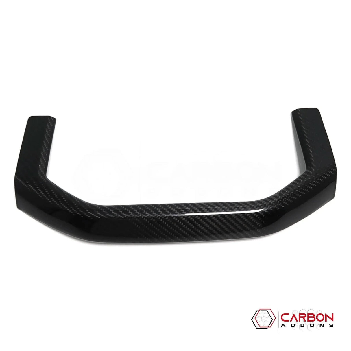 2019+ RAM 1500/TRX/RHO Interior Rear Cup Holder Trim Hard Carbon Fiber Cover