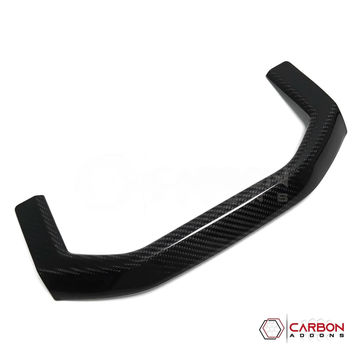 2019+ RAM 1500/TRX/RHO Interior Rear Cup Holder Trim Hard Carbon Fiber Cover