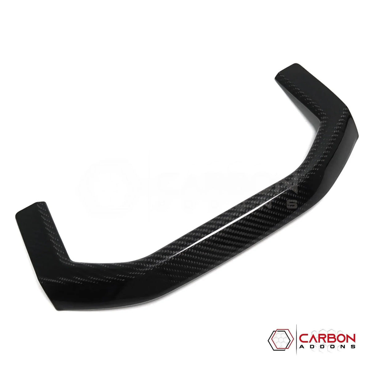 2019+ RAM 1500/TRX/RHO Interior Rear Cup Holder Trim Hard Carbon Fiber Cover