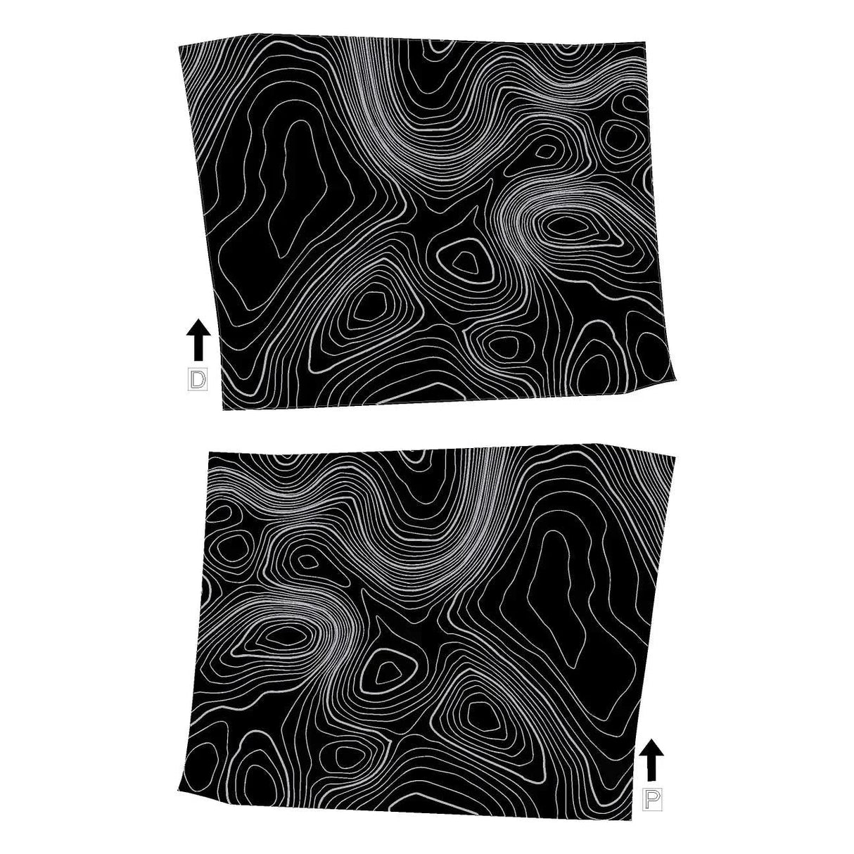Topographic FRONT Door Armrest Panel Protection - 2024+ Tacoma / 2025+ 4Runner