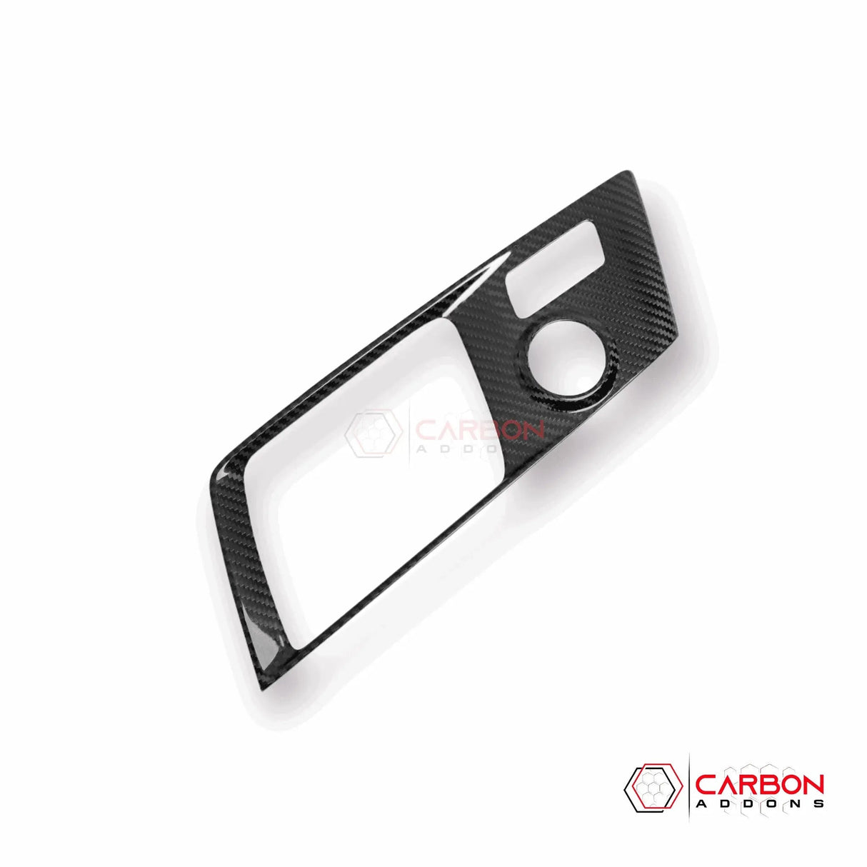 Corvette C7 Carbon Fiber Central Gear Shift Panel Trim Cover | 2014-2019 Chevrolet Corvette C7