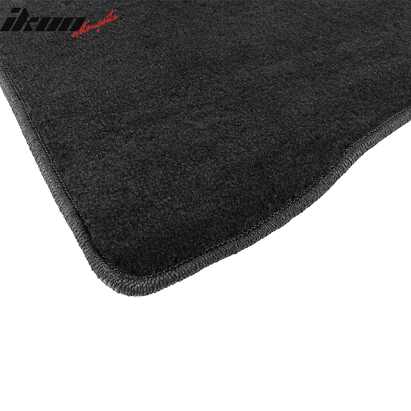 Car Floor Mat for 1984-1991 BMW 3 Series Coupe Black Nylon 4PC